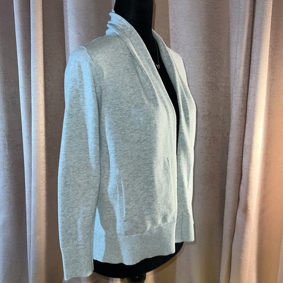 Lands End Size XS Gray Cardigan - Picture 9 of 13